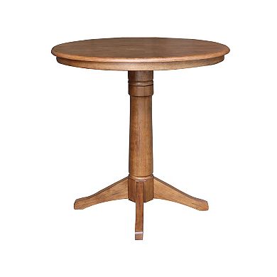 International Concepts Round Pedestal Dining Table