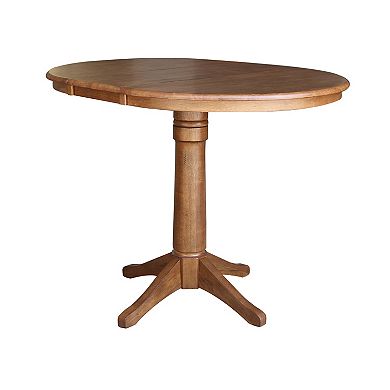 International Concepts Round Pedestal Dining Table