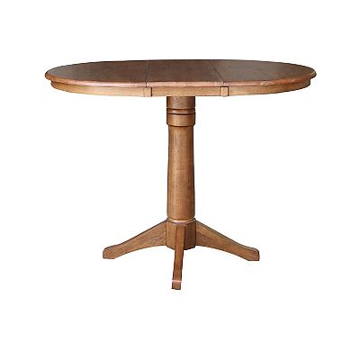 International Concepts Round Pedestal Dining Table