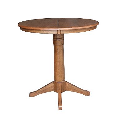 International Concepts Round Pedestal Dining Table