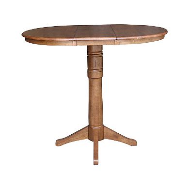 International Concepts 40.9-in. Solid Wood Round Pedestal Dining Table