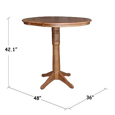 International Concepts Round Pedestal Dining Table