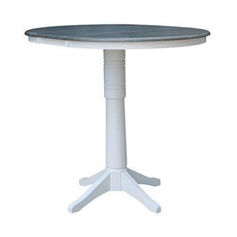 International Concepts 40.9 in Solid Wood Round Pedestal Dining Table