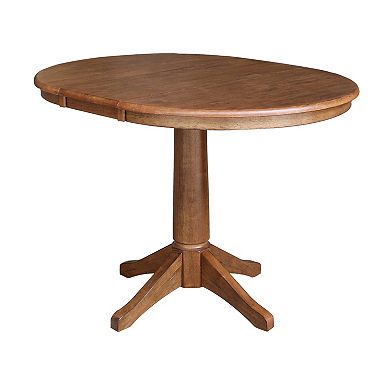 International Concepts Round Pedestal Dining Table