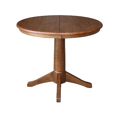 International Concepts Round Pedestal Dining Table