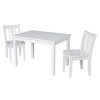 International Concepts San Remo Juvenile Dining Table & Chair 3 pc Set