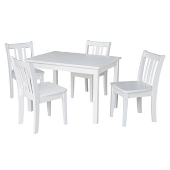 International Concepts San Remo Juvenile Dining Table & Chair 5 pc Set