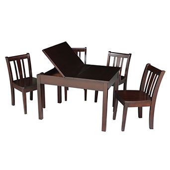 International Concepts San Remo Juvenile Lift-Top Dining Table & Chair 5 pc Set