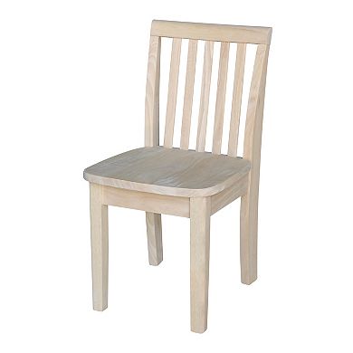 International Concepts Juvenile 3-piece Dining Table & Mission Chair Set