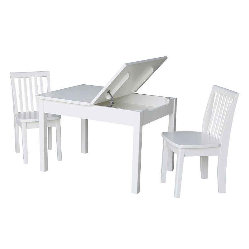 International Concepts Juvenile 3-piece Dining Table & Mission Chair Set, W