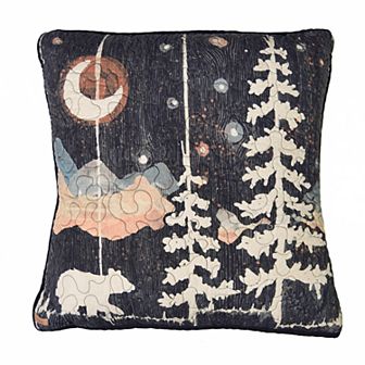 Donna Sharp Moonlit Bear Decorative Throw Pillow