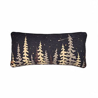 Donna Sharp Moonlit Cabin Oblong Decorative Pillow