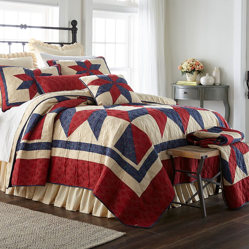 53329185 Donna Sharp Gatlinburg Star Quilt or Sham, Multico sku 53329185