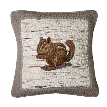 Donna Sharp Birch Forest Chipmunk Decorative Pillow