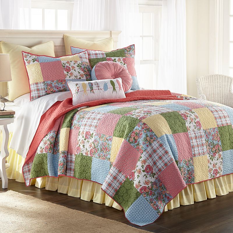 Donna Sharp Sunny Patch Quilt or Sham, Multicolor, Std Sham