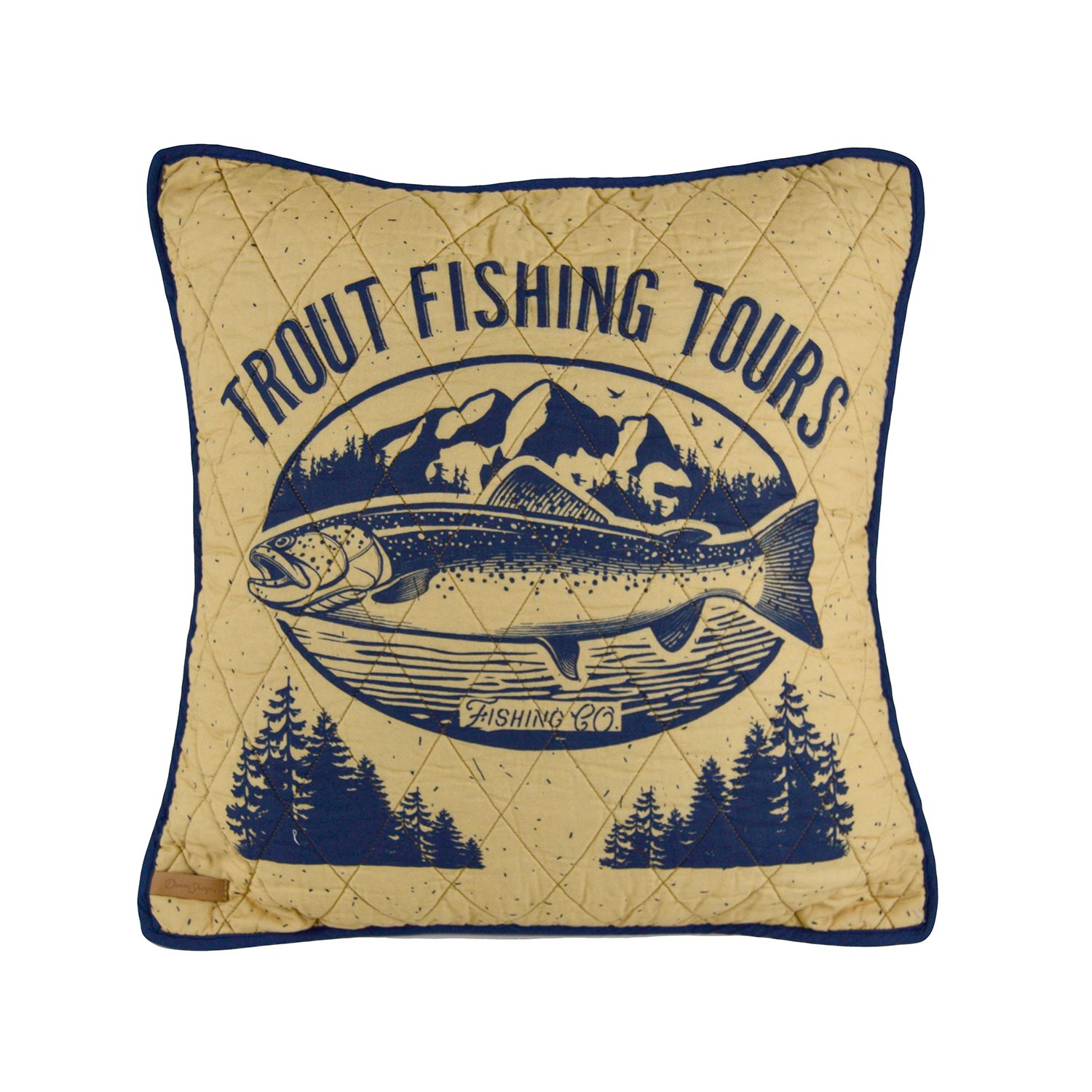 Image for Donna Sharp Lakehouse Trout Decorative Pillow at Kohl's.