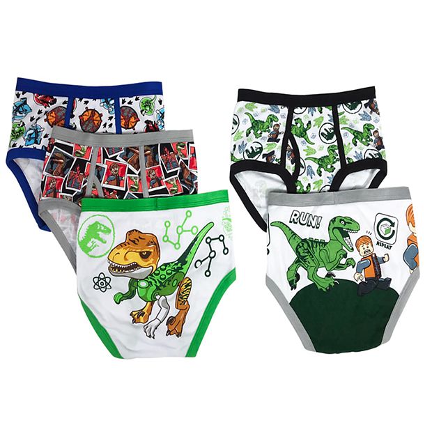 Jurassic World Boys Boxers, 4-Pack Boys Underwear 