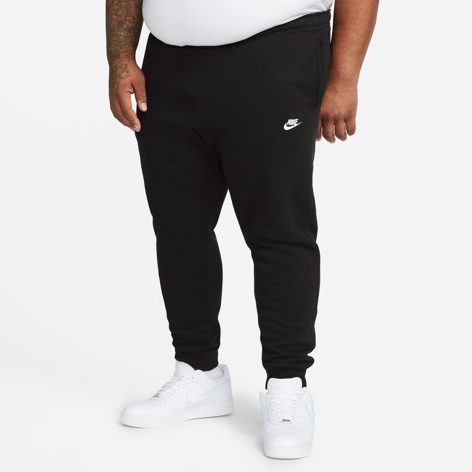 nike club grey skinny joggers