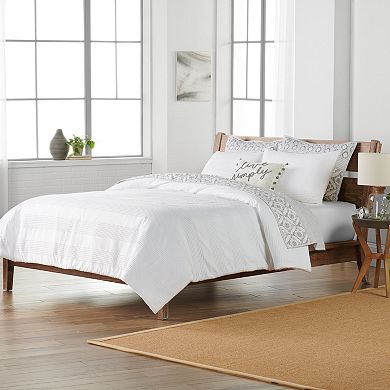 Sonoma Goods For Life® Barlow Waffle Stripe Comforter and Sham Set