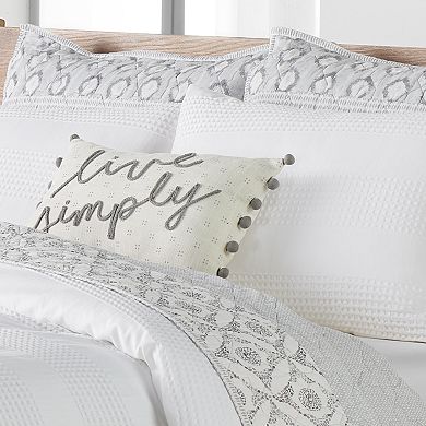 Sonoma Goods For Life® Barlow Waffle Stripe Comforter and Sham Set