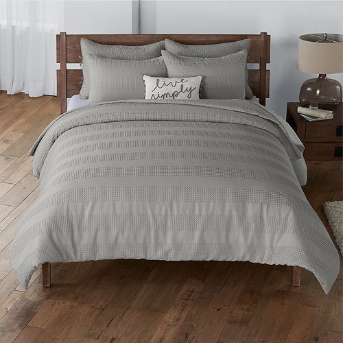 SONOMA Goods for Life™ Barlow Waffle Stripe Comforter Set