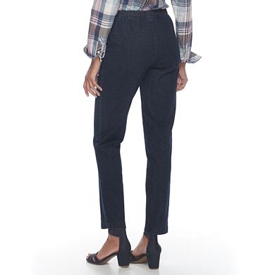 Women's Croft & Barrow® Elastic Waist Pull-On Jeans