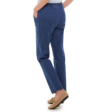 Women's Croft & Barrow® Elastic Waist Pull-On Jeans