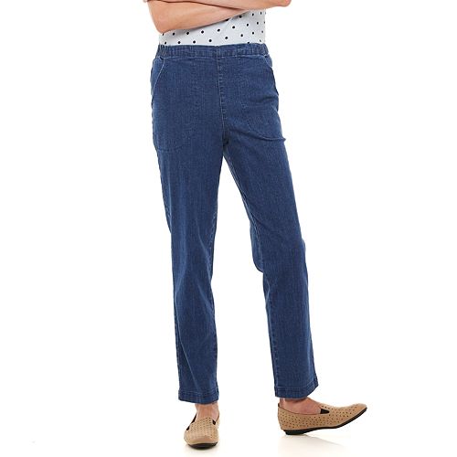 Women's Croft & Barrow® Classic PullOn Straight Leg Jeans