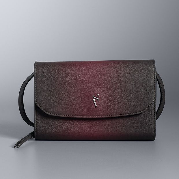 Simply Vera Vera Wang Signature Envelope Crossbody Bag