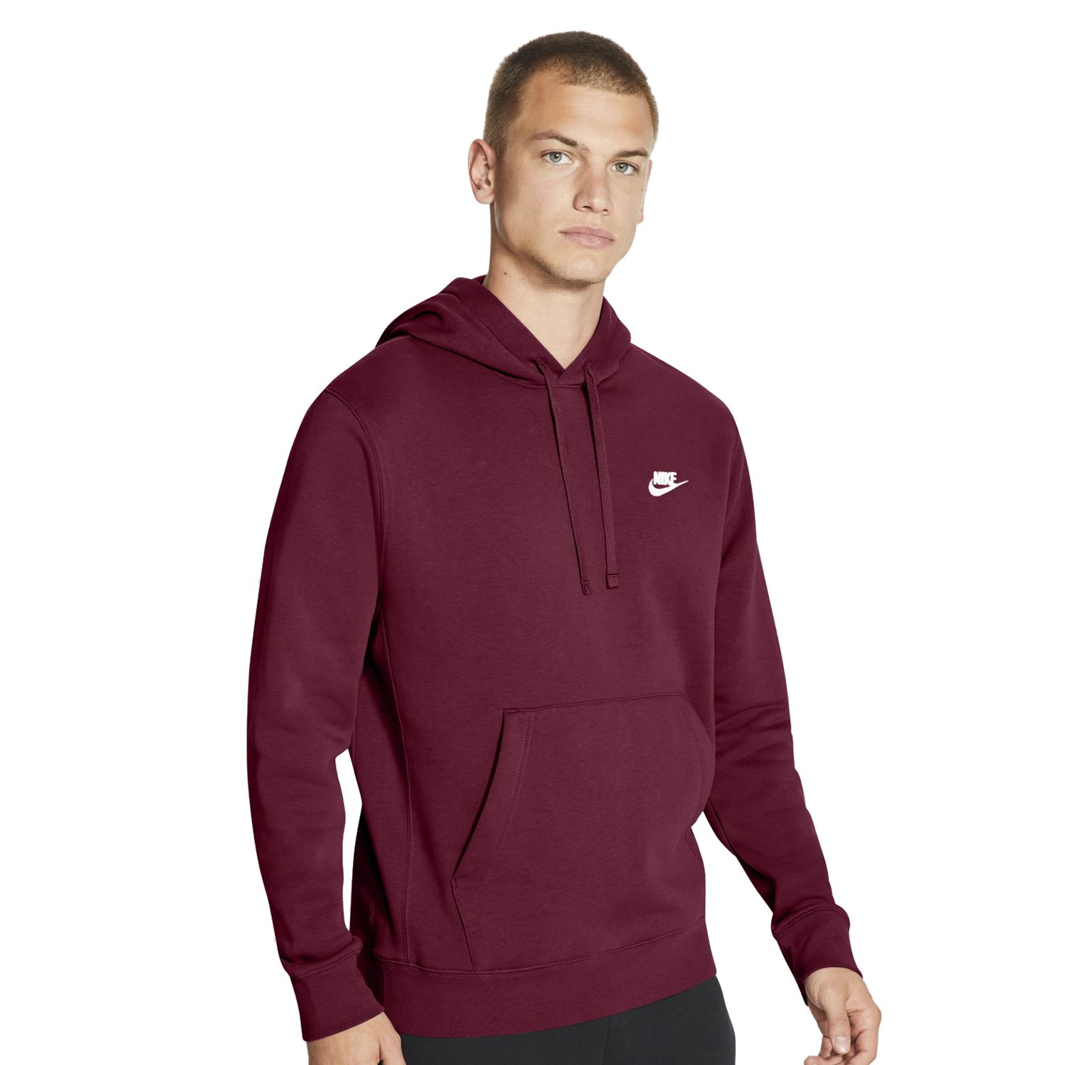 dark red nike sweatshirt