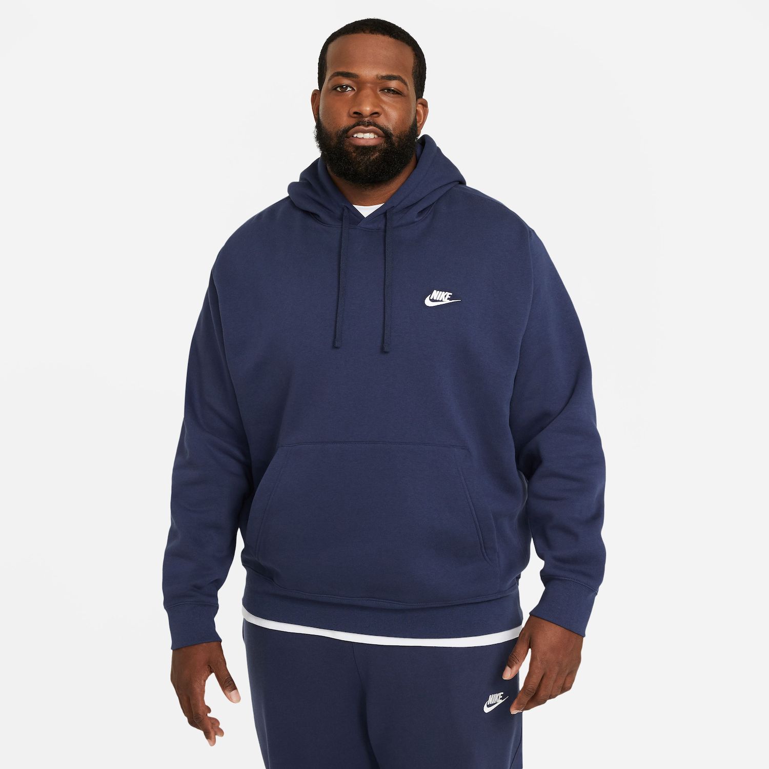 navy blue nike hoodie