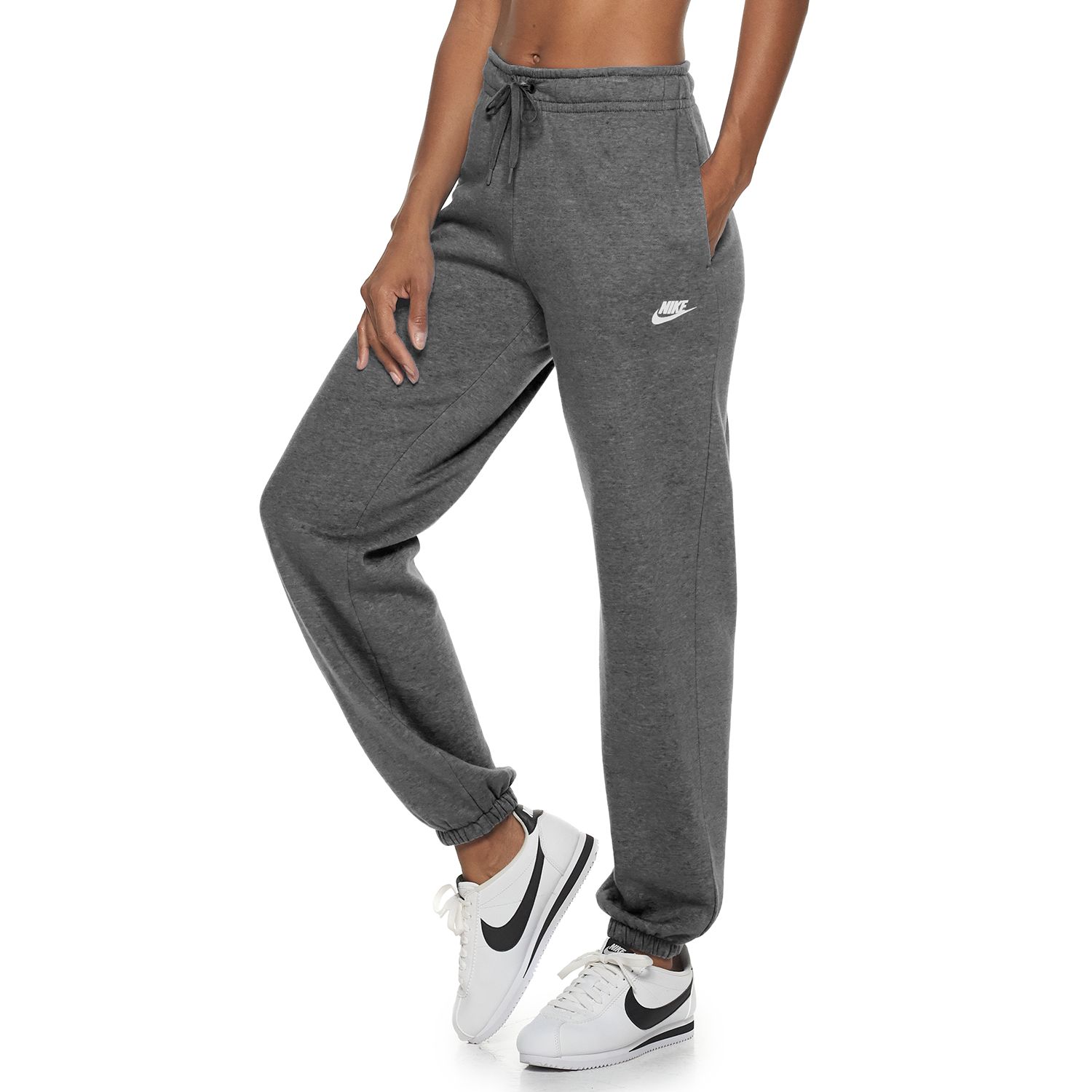 nike women's sportswear essential fleece jogger pants