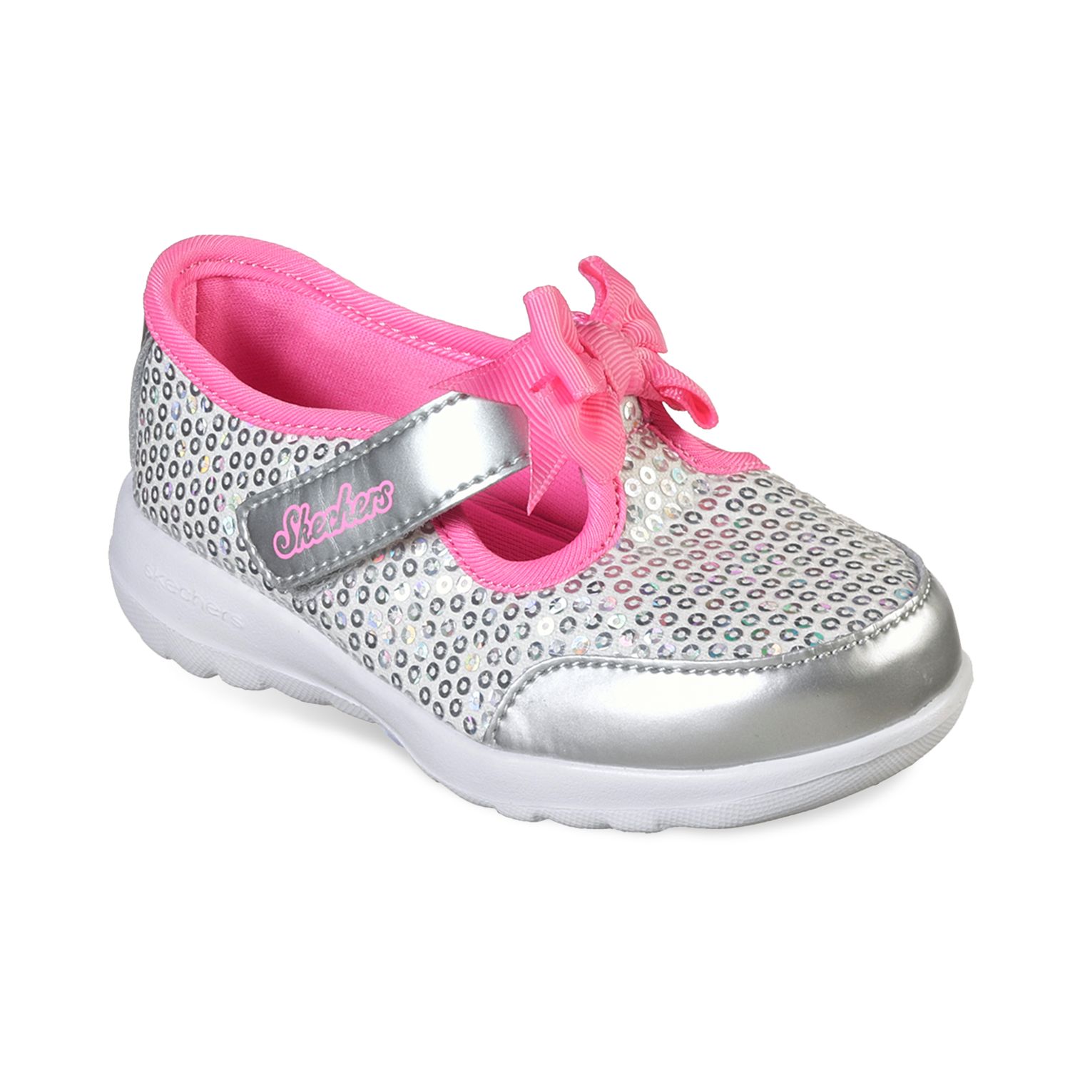 skechers go walk joy pink multi