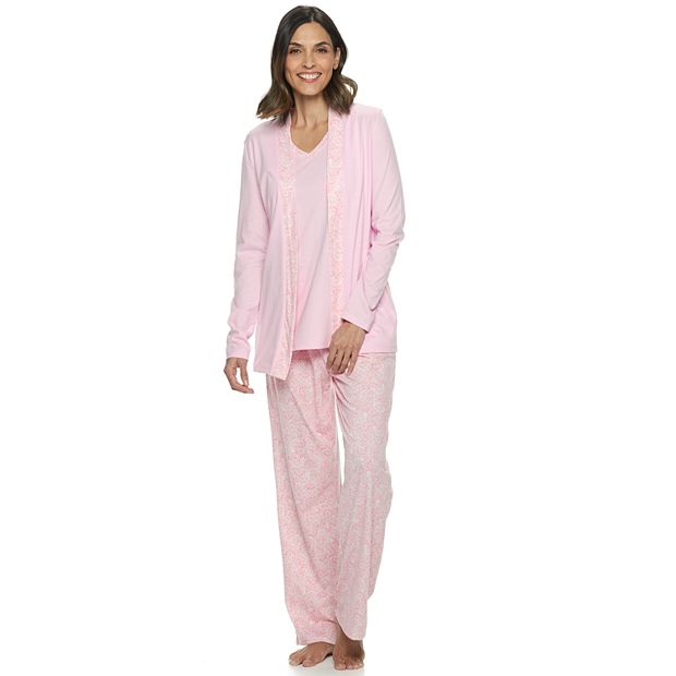 Croft and barrow 2024 3 piece pajama set