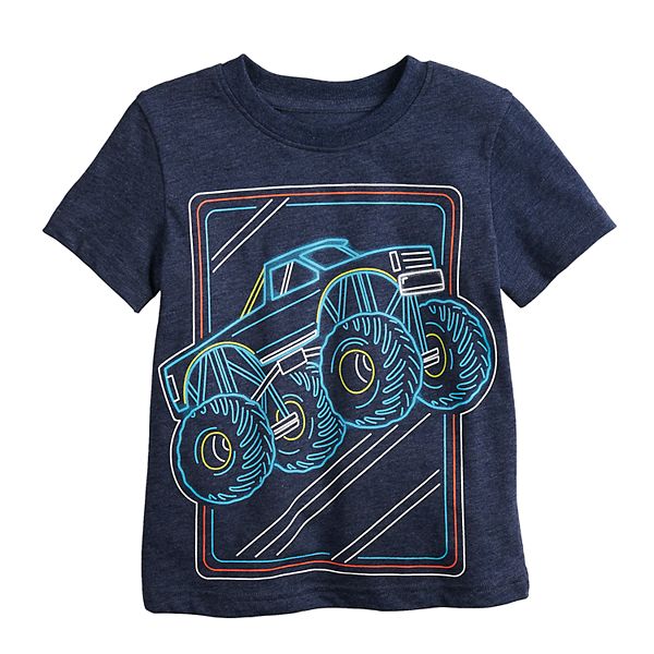 Toddler Boy Jumping Beans® Monster Truck Slubbed Graphic Tee