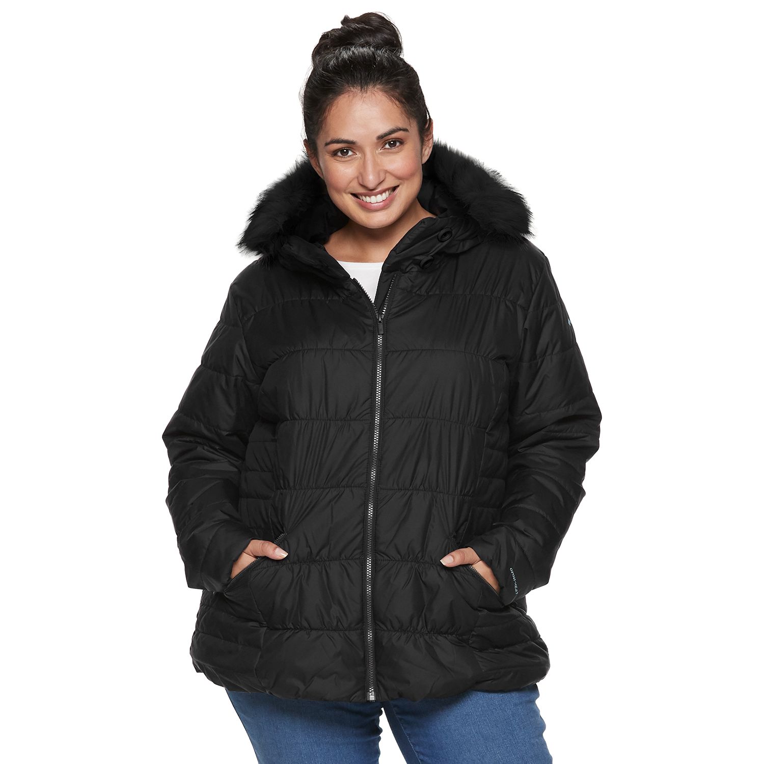 womens plus size coats kohls