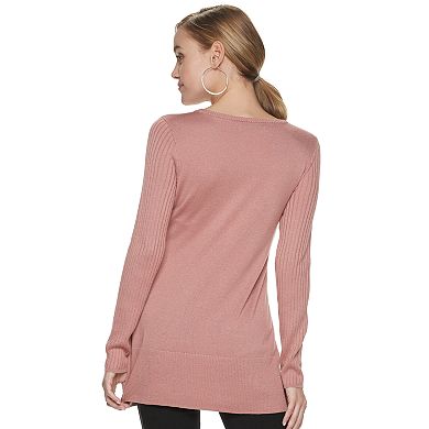 Women's Apt. 9® Asymmetrical Pullover Sweater