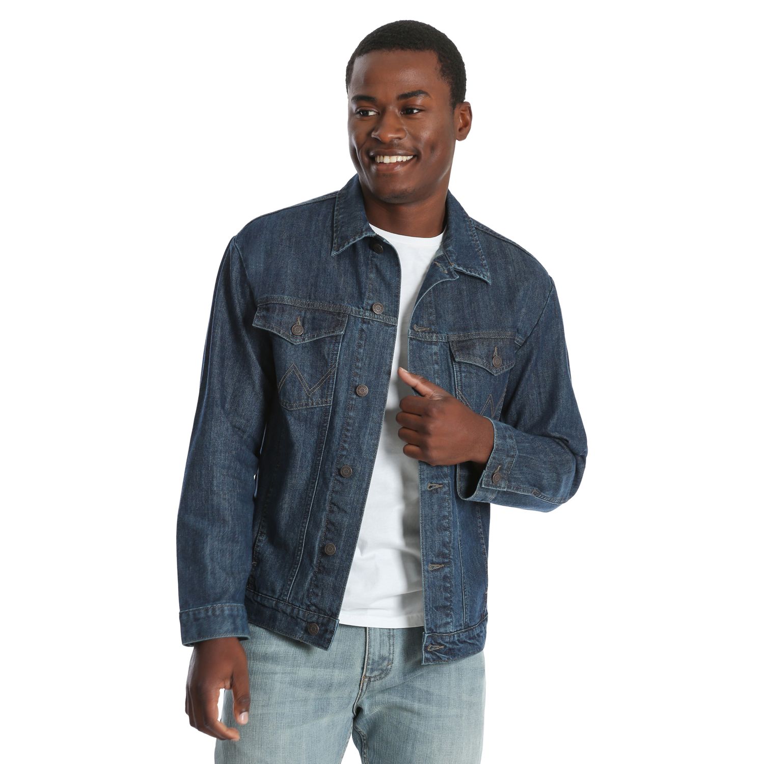 wrangler denim jacket mens