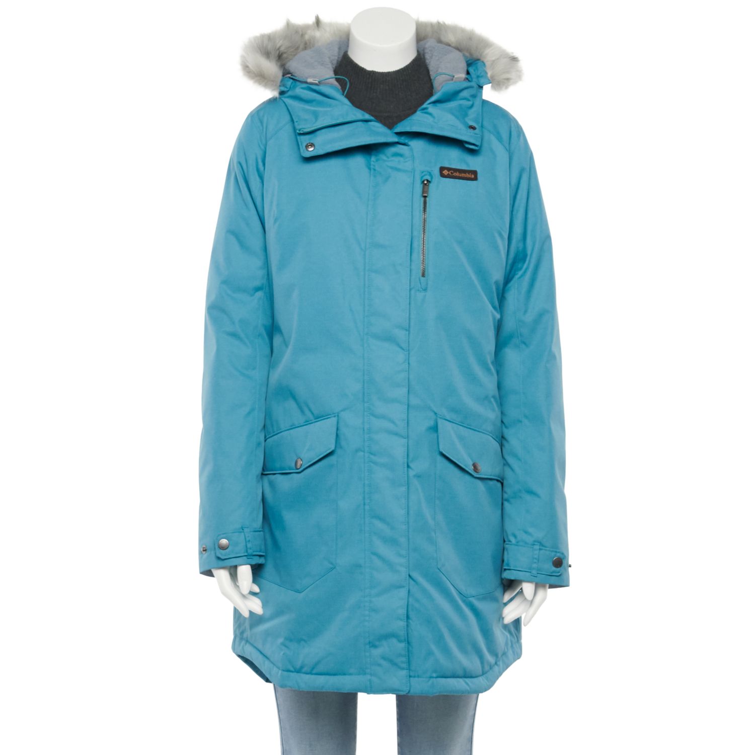 columbia coat long