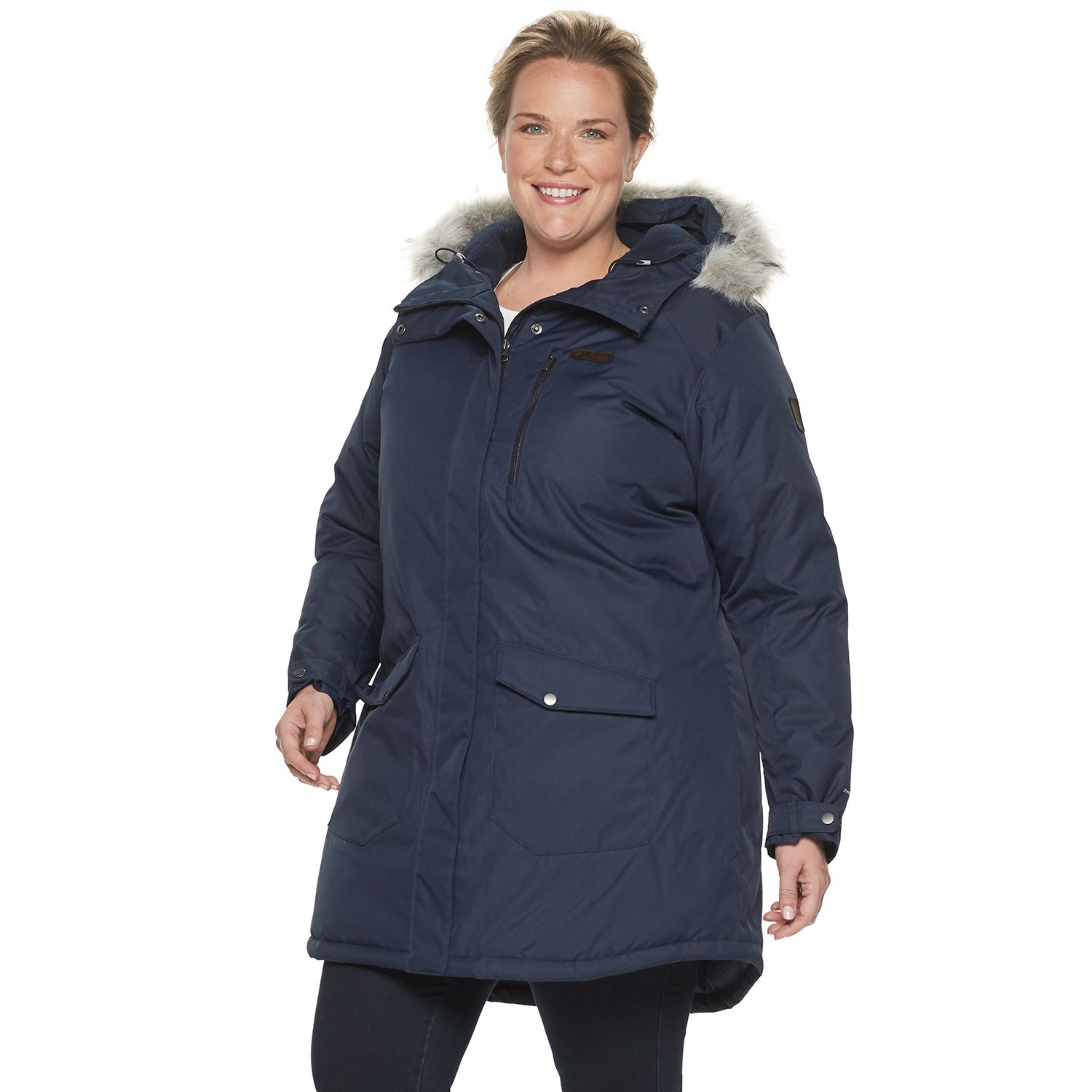 kohls plus size coats