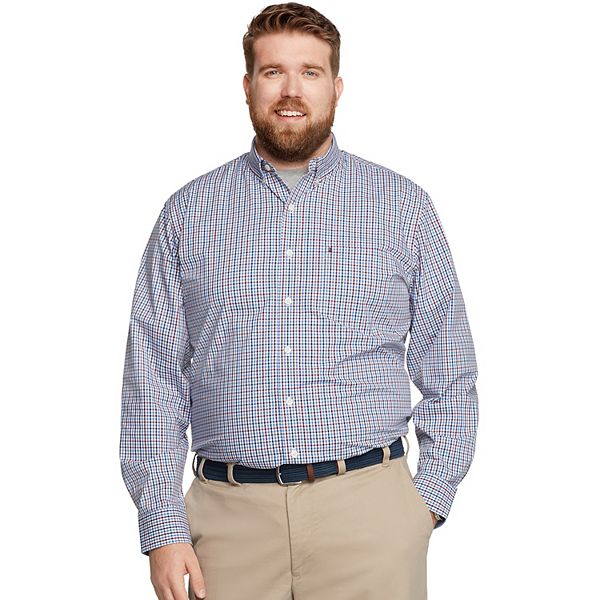 Big & Tall IZOD Sportswear Premium Essentials Classic-Fit Plaid Stretch ...