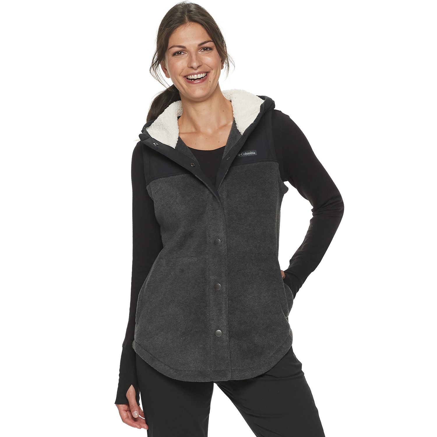 columbia women's benton springs overlay fleece jacket