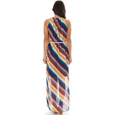 Women's Apt. 9® Pleated Neckline Halter Maxi Dress