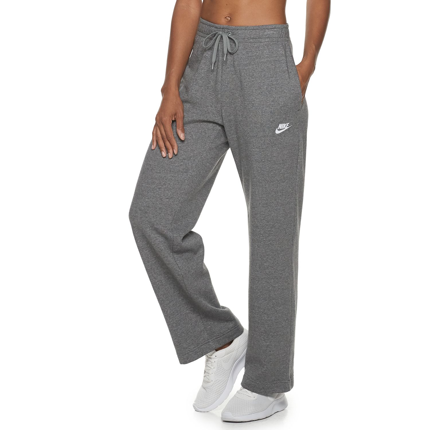 white nike sweatpants womens