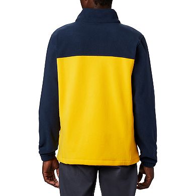 Men's Columbia NCAA Michigan Wolverines Collegiate Flanker III Fleece Jacket