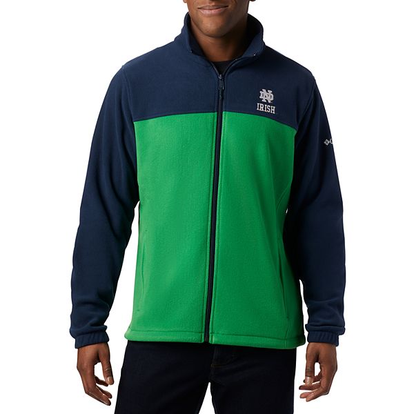 Men's Columbia NCAA Notre Dame Irish Collegiate Flanker III Fleece Jacket