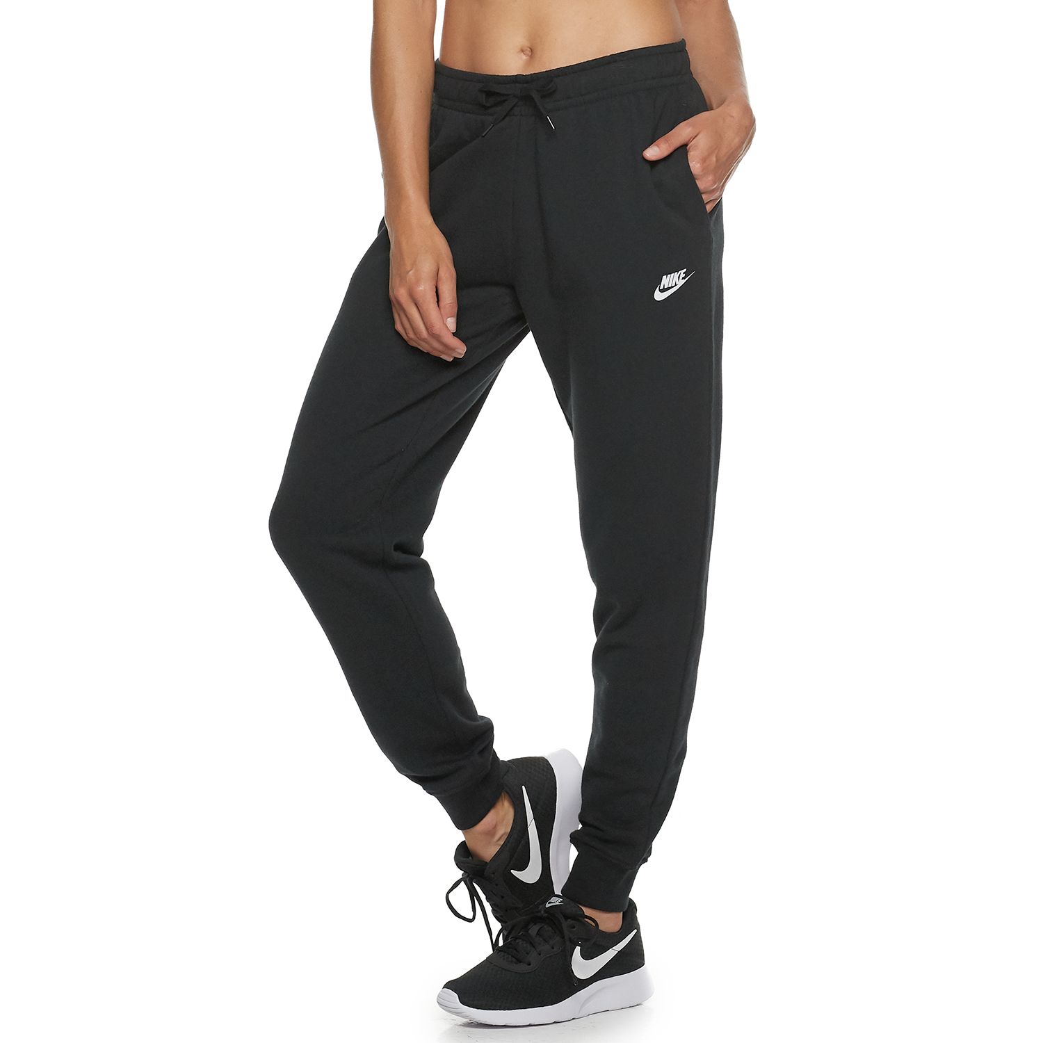 nike womens sweatpants black