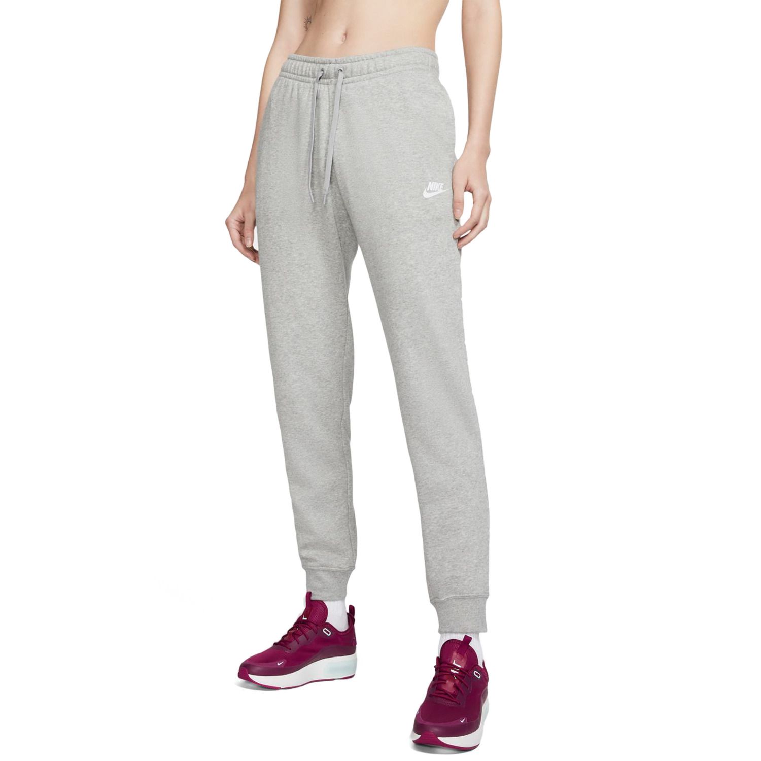 nike sweatpants womens light grey