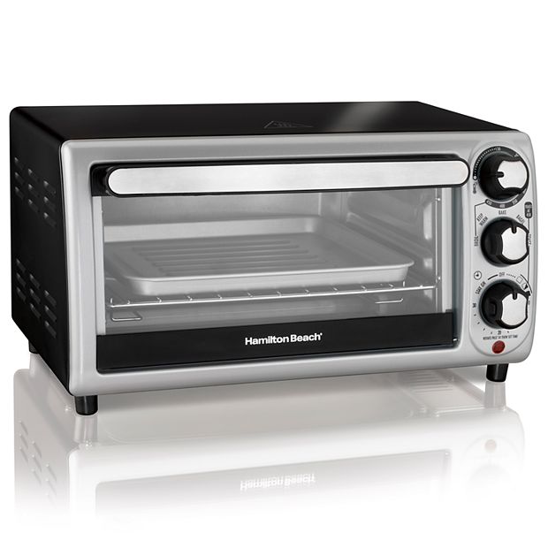 Hamilton Beach 4-Slice Countertop Toaster Oven with Bake Pan