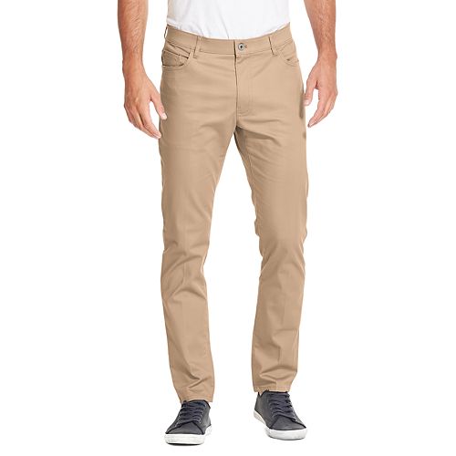 Men's IZOD Premium Straight Tapered Fit Stretch 5-Pocket Chino Pants